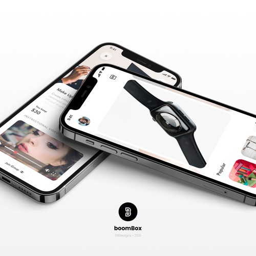 Ultra Minimalistic Ecommerce App Design by boomBox