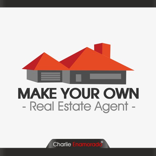 logo for Make Your Own Real Estate Agent Diseño de Charlie Enamorado