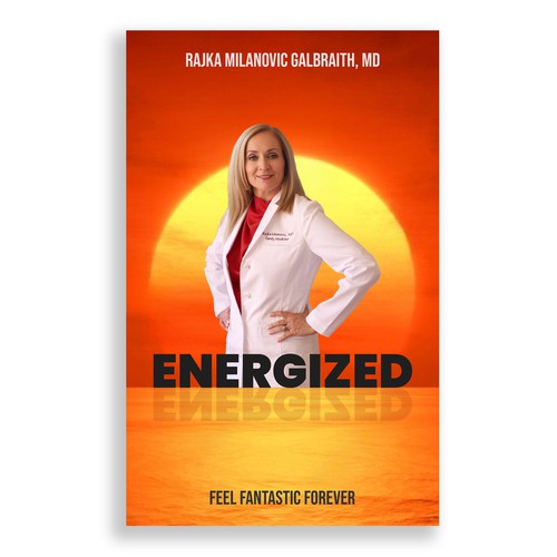 Design a New York Times Bestseller E-book and book cover for my book: Energized Ontwerp door Crenovates