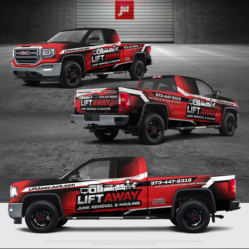 Cool Truck Wrap for Junk Removal Business Design by J0taeMe_