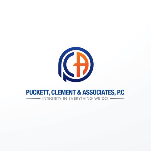 Designers, help me design the brand logo that defines Puckett, Clement & Associates, P.C., CPA's. Design by Blinca