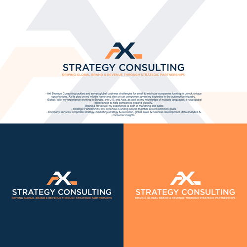 Design the future for a new global strategy consulting firm with unique logo and website Design by WaksArt©