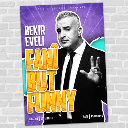 Poster design for Stand up Show Design by ⭐ilLuXioNist⭐