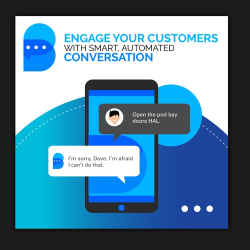 Banner for AI Chatbot Company Design by GrApHiC cReAtIoN™