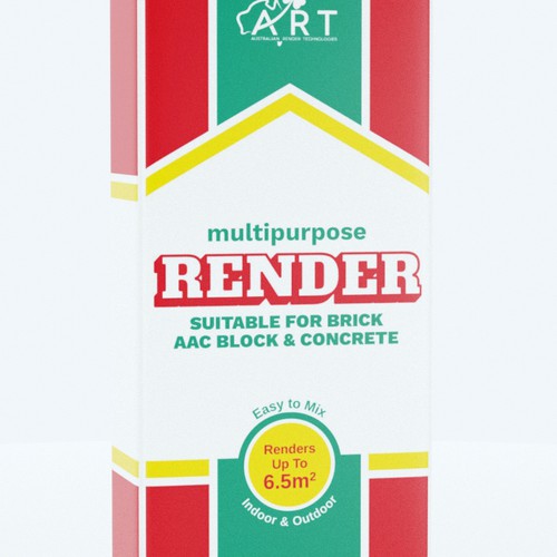 コンペ「Package design for Specialised Cement Finishes」のデザイン by point0worksさん 