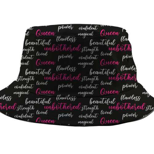 Bucket Hat Designs for Girls (black culture theme) Design by ash00 Designs
