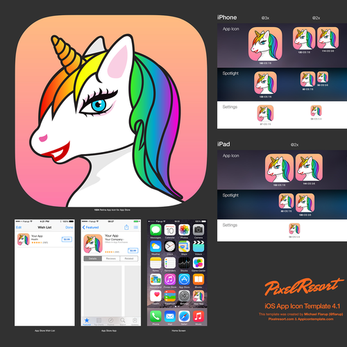 An appealing app icon to increase the install rate Design by Clicky