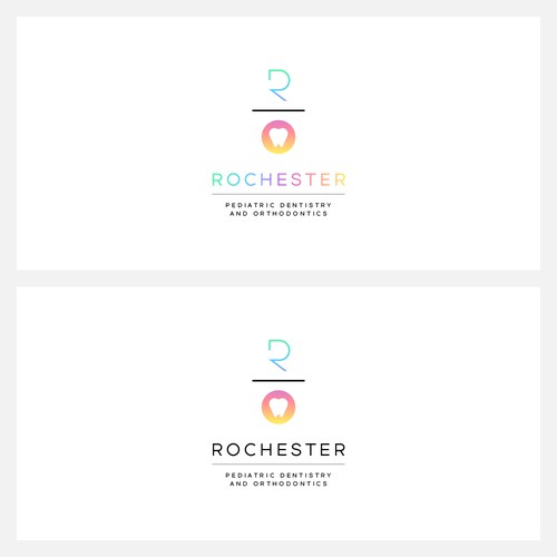 Minimalistic dental logo for pediatric and orthodontic office Design by waffleson