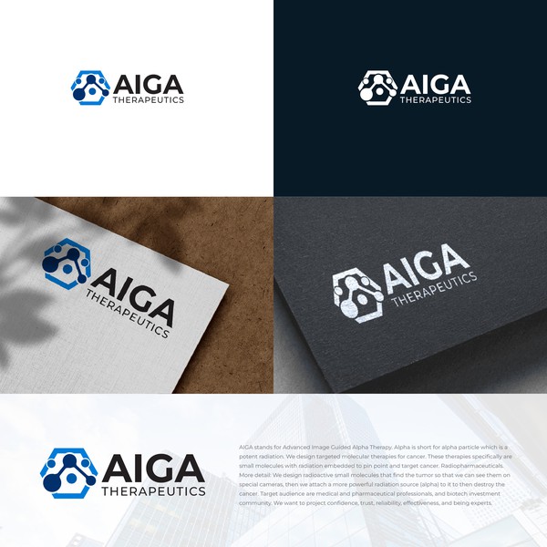 concept logo for aiga therapeutics