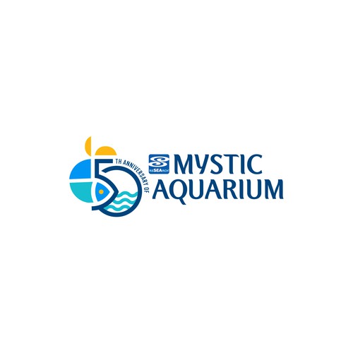 Mystic Aquarium Needs Special logo for 50th Year Anniversary Réalisé par Congrats!