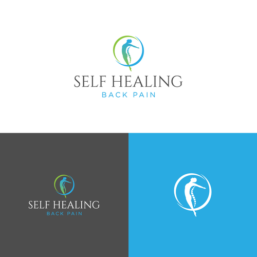 we need a logo for ou online course that coaches people with chronic back pain to heal themselves Design von Lautan API