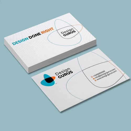 Business Card for DesignGurus.com Diseño de fastdesign86