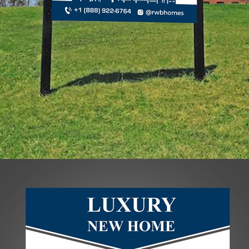 Signage for Luxury Home Builder Design by radhekrishna