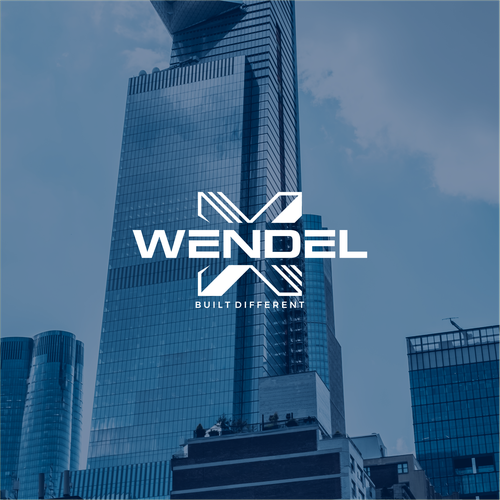 Luxury Logo Design for Wendel X — A Premium Construction Brand Built Different Design by iLyasa™