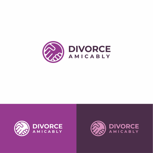 Logo for a new, healthy way for reasonable people to divorce Design by kunz