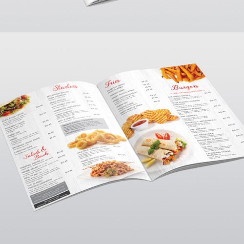 New Union Burger Bar Menu Design by Creative- Jiniya.