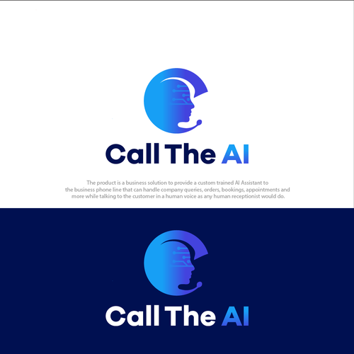 AI Communication Logo Design by Miqdam Sajid