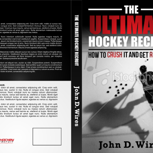 Book Cover for "The Ultimate Hockey Recruit" Design by BDTK