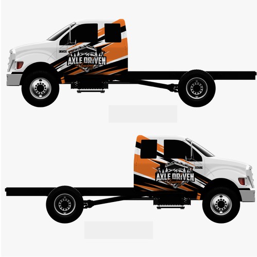 Bold Tow Truck Wrap Design by LAXMI DESIGNHUB