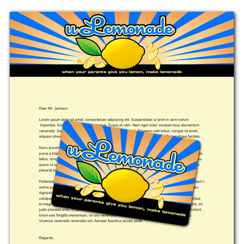 Logo, Stationary, and Website Design for ULEMONADE.COM Design por P1Guy