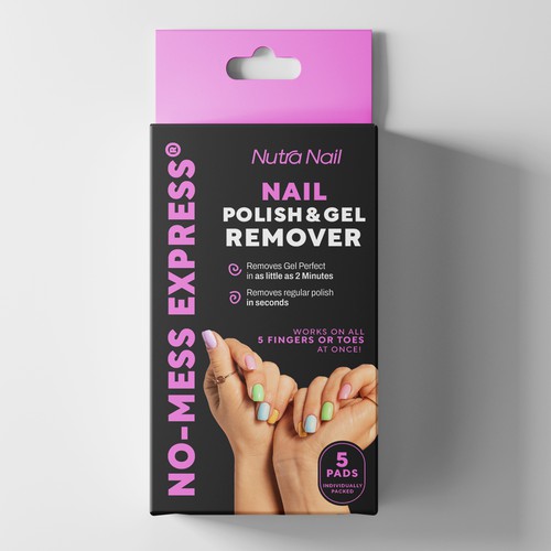 Nutra Nail Gel Remover Design by SRGrafica