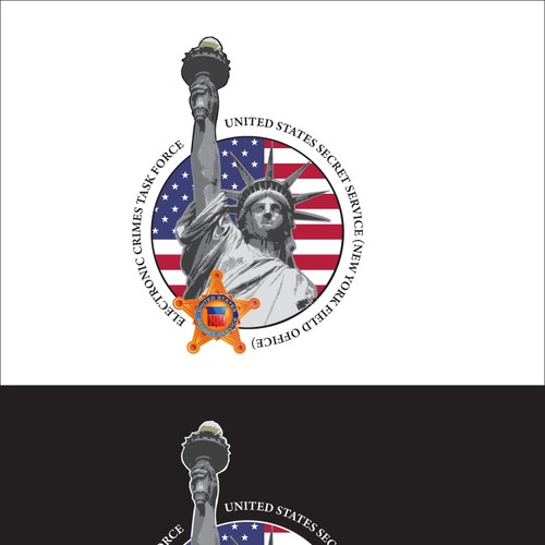 logo for United States Secret Service (New York Field Office) Electronic Crimes Task Force Ontwerp door Davey_HUN