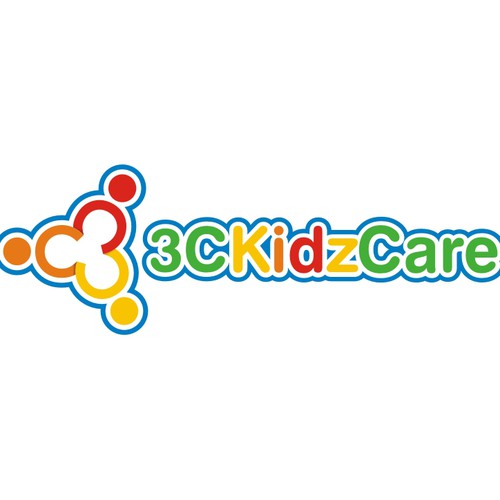 Create a modern yet bright, happy and fun logo for 3C Kidz Care Design by Chandra 04