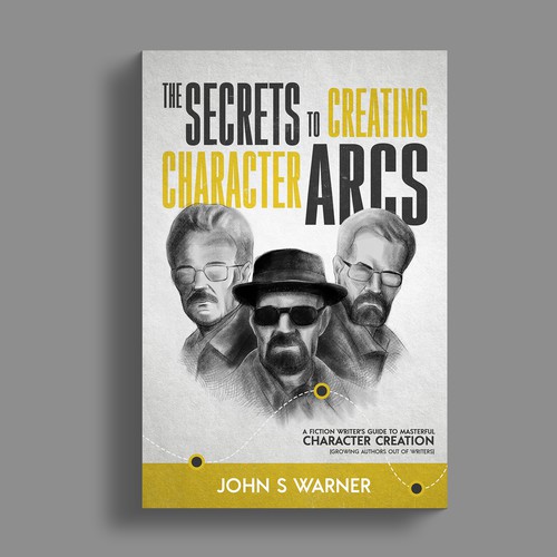 Design a Book cover about creating memorable fictional characters Réalisé par 3dicon