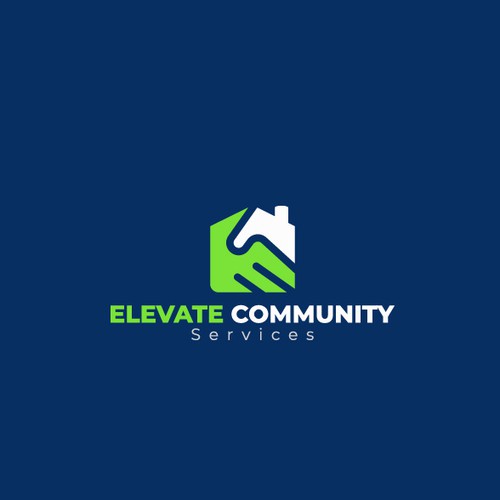 Elevate Community Services Logo Design réalisé par MotionPixelll™