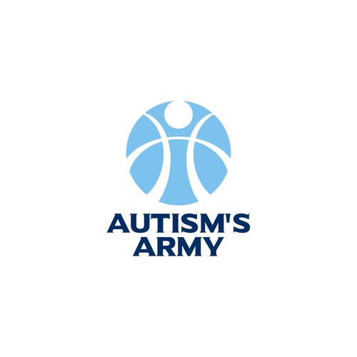 Basketball Logo for Team 'Autism's Army' - Your Winning Logo Featured on Major Sports Network Design by Hadeboga Studio