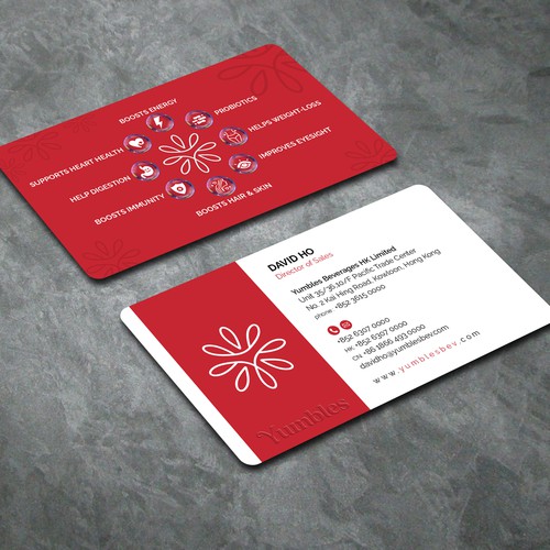 Create a Business Card for Yumbles! A Young Dynamic Fermented Foods Company Based in Hong Design von dkuadrat™