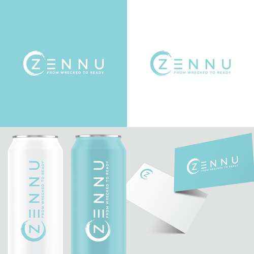 Design di Logo and design for a new anti-hangover drink for mainly hungover college kids di NinjaMouse™