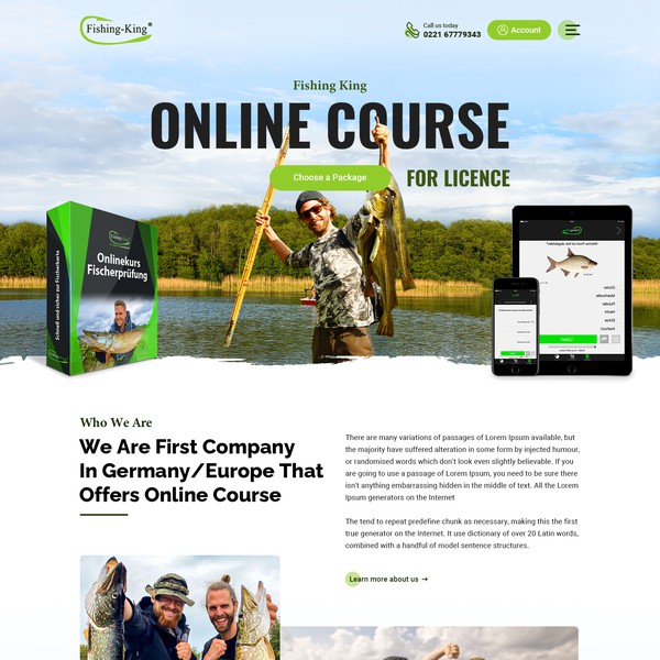 Design realizzato da FixInc intitolato "Fishing King"