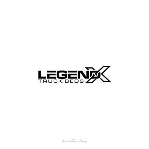 Legend X Truck Bed's Logo Design by Gorilla Art ™