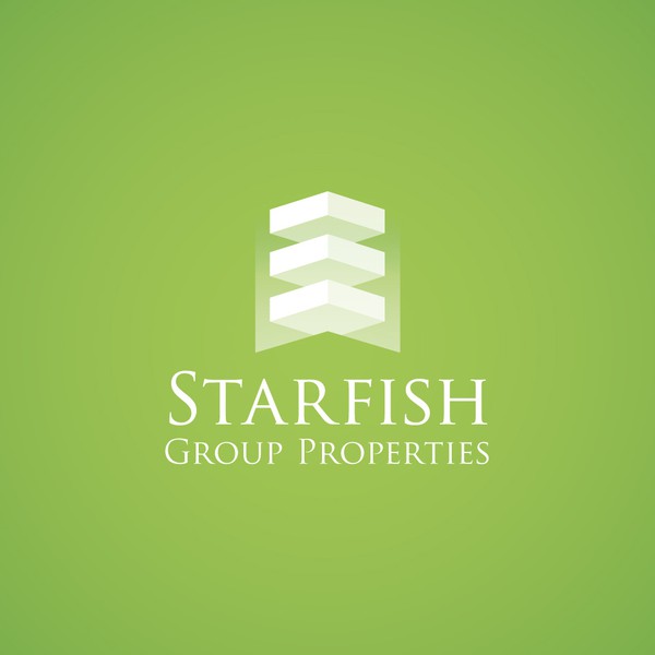 Logo Design Starfish Group Properties - green