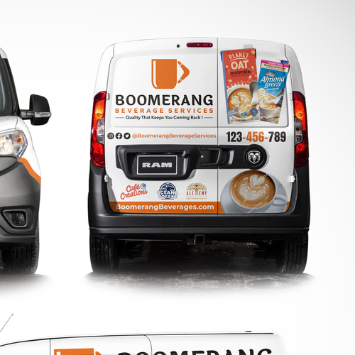 Design an eye catching delivery van Design by 0N73R99