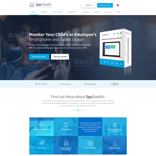 SpyStealth.com Needs Mind-blowing New Web Design Design by Bright_Designer