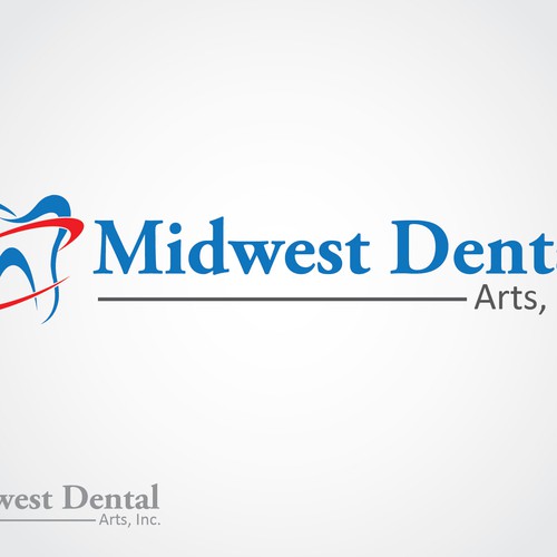 Create a logo for a cutting edge dental laboratory, Midwest Dental Arts, Inc. Design by inf.samsul