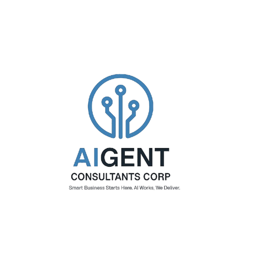 AI Agent Company: Appealing to small to medium sized businesses. Design by Ash_pleasantdesigns