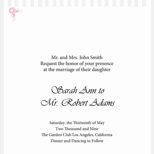 Letterpress Wedding Invitations Design por raq