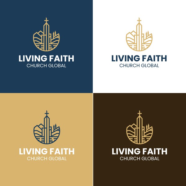 Logo Design Concept for Living Faith