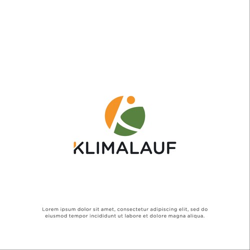 "Klimalauf" winning Logo design