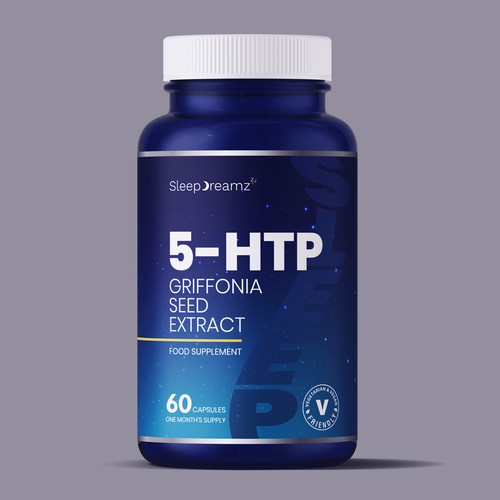 Sleep Supplement Label Design for Global Sleep Brand Design by gs-designs