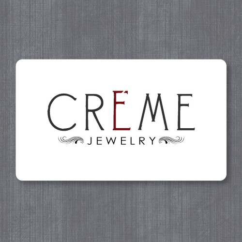 New logo wanted for Créme Jewelry Design por CatchCan Design
