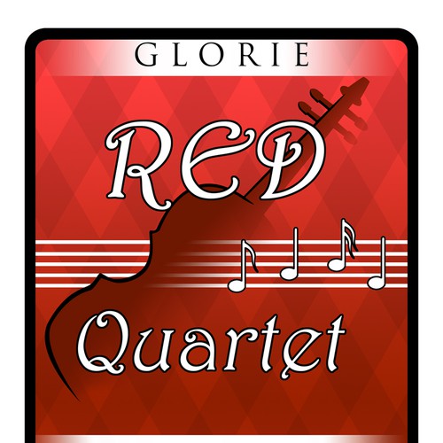 Glorie "Red Quartet" Wine Label Design Design por Radu.D