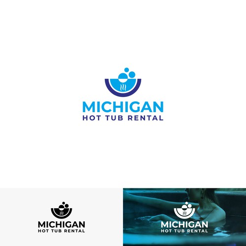 Michigan Hot Tub Rental Logo Design Contest Design by ekhodgm