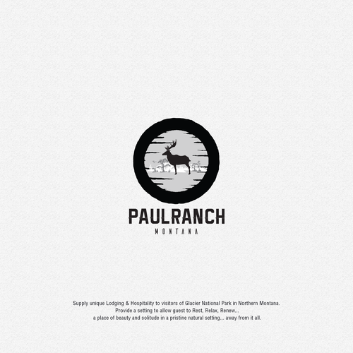Create a logo for advertising and merchandising Paul Ranch Montana ...