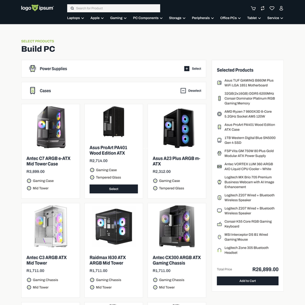 PC Builder Design