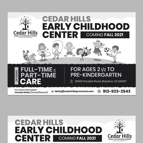 Design Half Page Flyer for Preschool di Maximillian