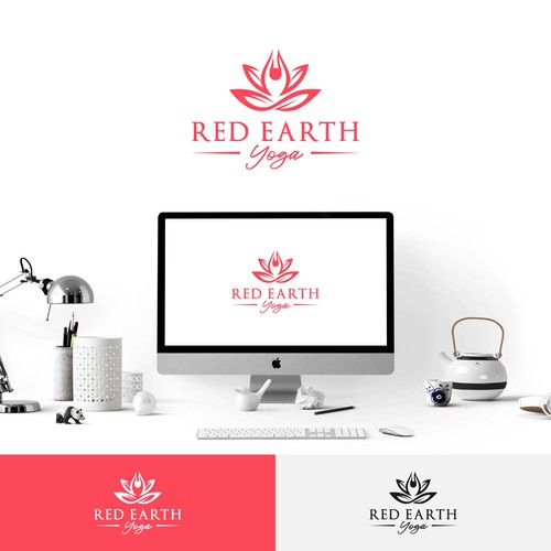 Designs Red Earth Yoga logo Logo & social media pack contest